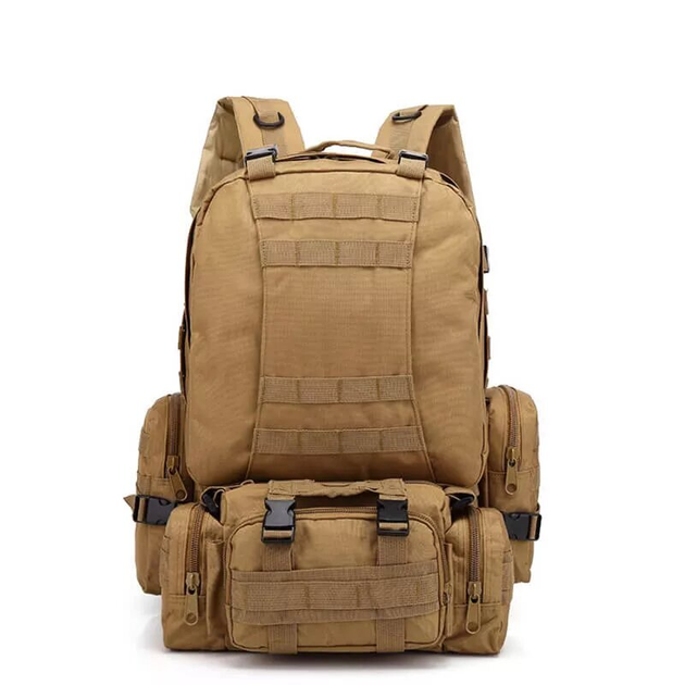 Рюкзак тактичний Smartex 3P Tactical 55 ST-002 khaki - зображення 2