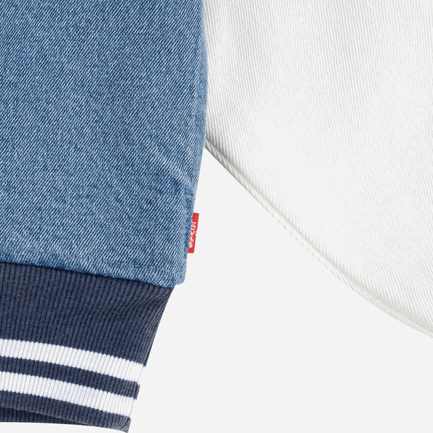 Підліткова джинсова куртка для дівчинки Levis 4EK799-MBR 164 см (16A) Синя (3666643068905) - зображення 3
