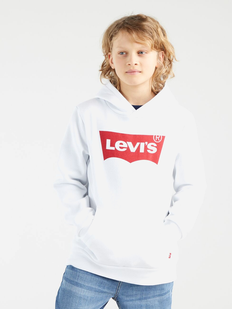 Підліткове худі для хлопчика Levi's 9E8778-001 134-140 см (10A) Біле (36651146-15259285) - зображення 1