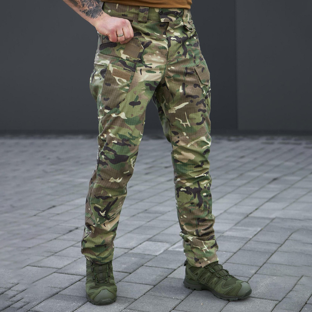 Чоловічі штани "Stalker" ріп-стоп з вологозахисним просоченням мультикам розмір 6XL - зображення 1