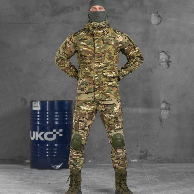 Мужская Форма G2 Combat рип-стоп Куртка с капюшоном + Брюки с наколенниками мультикам размер L - изображение 1