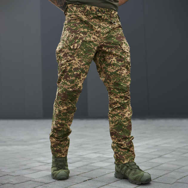 Мужские штаны "Stalker" рип-стоп с влагозащитной пропиткой варан размер 5XL - изображение 1