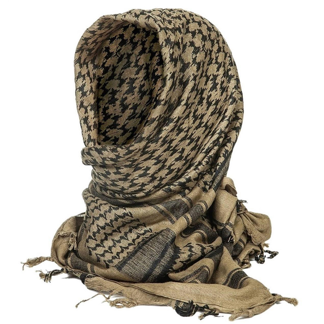 Хлопковый шарф арафатка Mil-Tec / Платок шемаг койот 110 х 110 см - изображение 1