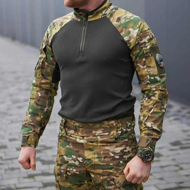 Чоловічий убакс Military ріп-стоп з липучками під шеврони мультикам розмір XL - зображення 1