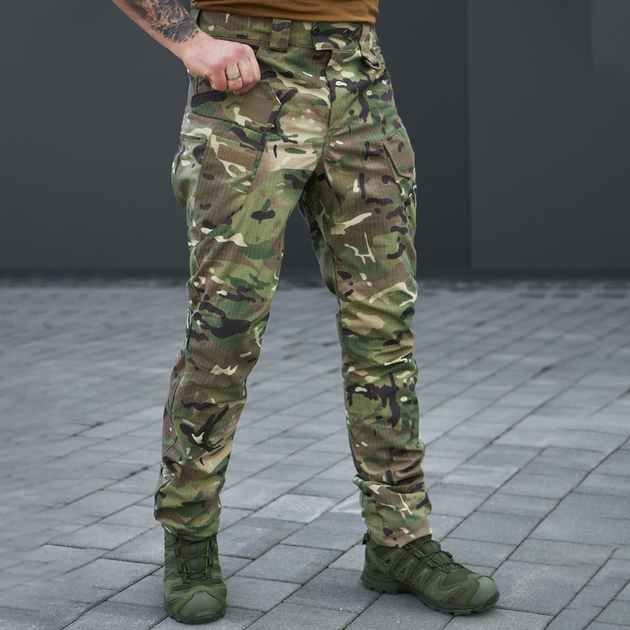 Легкая форма "Tactical" рип-стоп китель + брюки мультикам размер 3XL - изображение 2