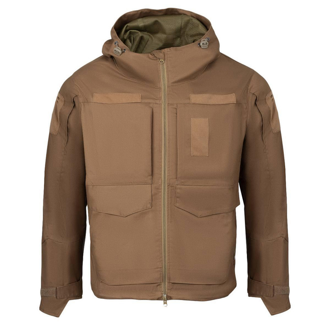 Демисезонная мужская куртка "Hunter" Canvas Streatch с сеточной подкладкой койот размер XL - изображение 2