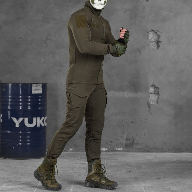 Легкий костюм "Smok" куртка + штани олива розмір M - зображення 2
