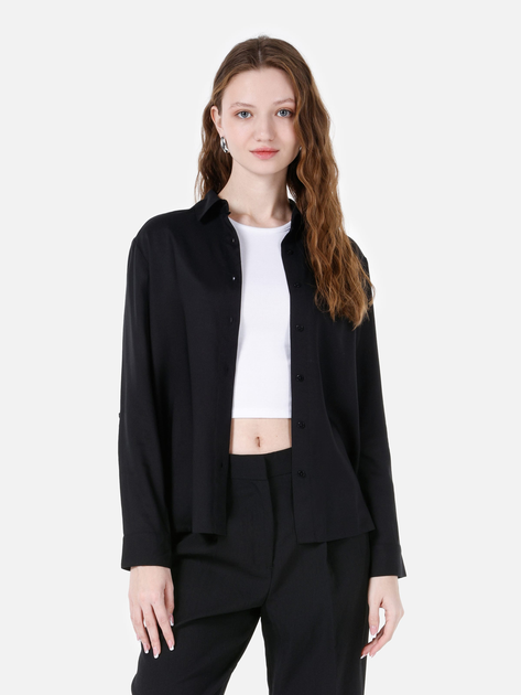 Сорочка жіноча Colin's CL1066570-BLK L Чорна від Rozetka на платформі USKIDKA Акція на Сорочка жіноча Colin's CL1066570-BLK L Чорна від Rozetka
