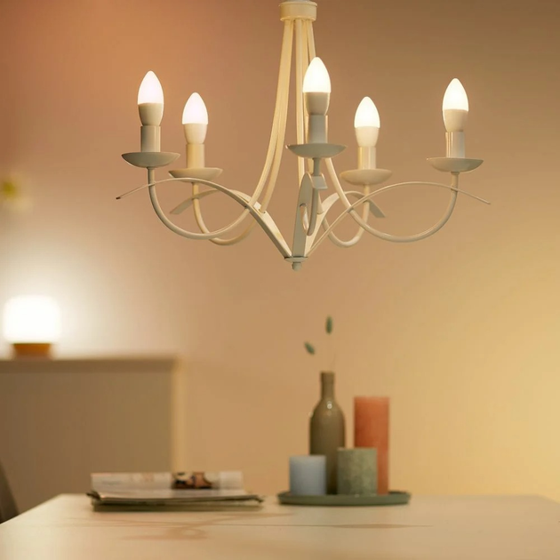 Zestaw inteligentnych żarówek WIZ Smart Candle LED WiFi C37 E14 470 lm 4.9 W 2 szt. (8719514551336) - obraz 3