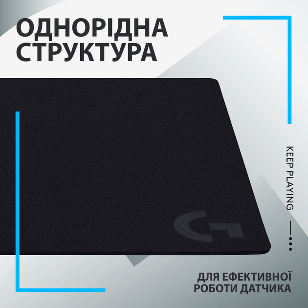Ігрова поверхня Logitech G640 Black (943-000798) - зображення 3