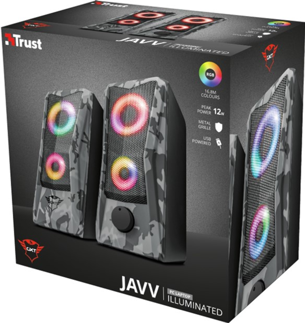 Акустична система Trust GXT 606 Javv RGB-Illuminated Khaki (23379) - зображення 5