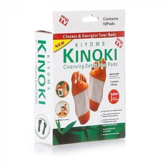 Пластирі на стопи Кночки для виведення токсинів Kinoki Cleansing Detox Foot Pads очищувальні - зображення 2