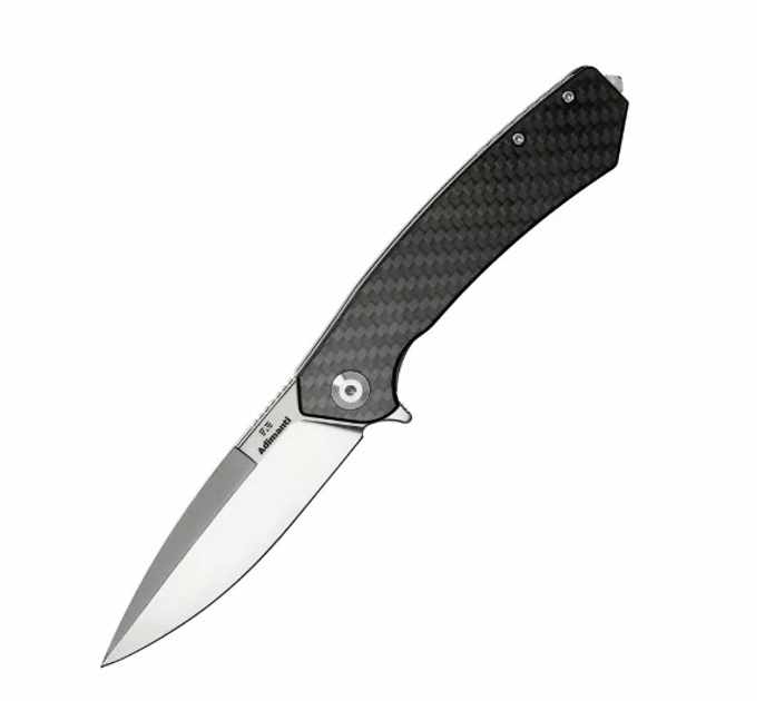 Нож складной карманный, туристический Flipper Adimanti Skimen-CF Black 205 мм - изображение 1