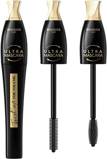 Zestaw kosmetyków do makijażu Bourjois Tusz do rzęs Twist Up 001 Ultra Black 8 ml + Ołówek do oczu Contour Clubbing No 50 Loving Green 1.2 g (3616305491787) - obraz 4