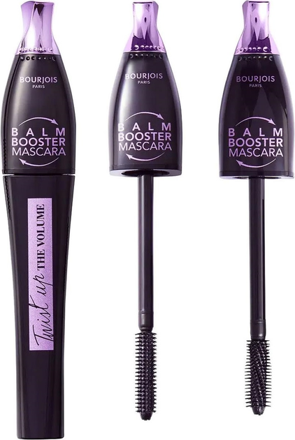 Набір декоративної косметики Bourjois Туш для вій Twist Up 003 Balm Booster 8 мл + Олівець для очей Contour Clubbing No 50 Loving Green 1.2 г (3616305491824) - зображення 4