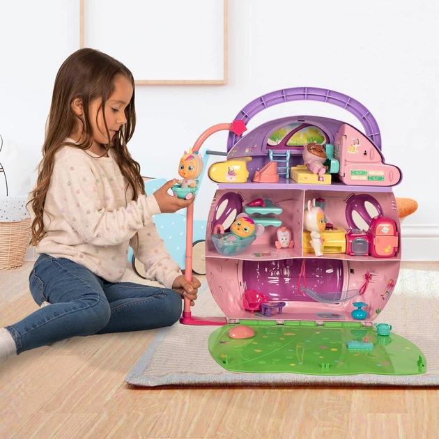 Ігровий набір з лялькою IMC Toys Cry Babies Magic Tears Dreamy's Mega House Мега-будинок Дрімі (904026) - зображення 4
