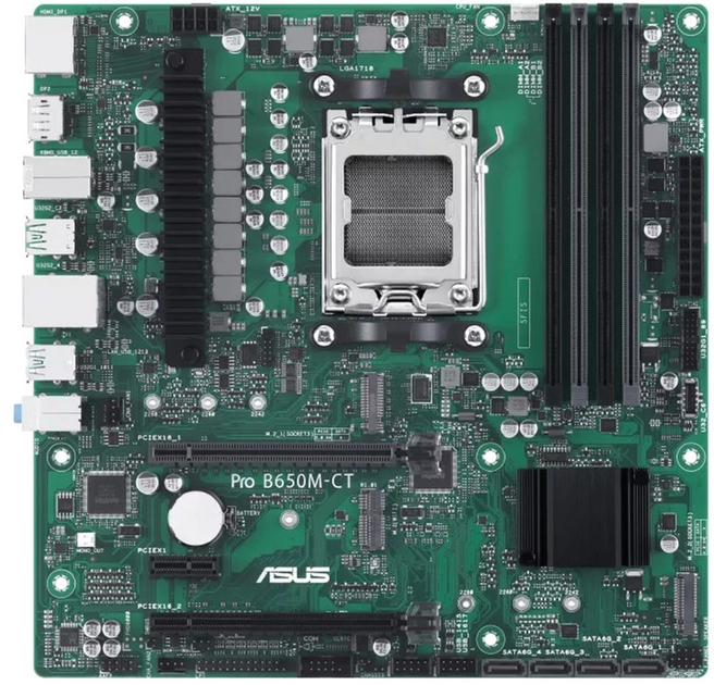 Płyta główna ASUS Pro B650M-CT-CSM (sAM5, AMD B650, PCI-Ex16) - obraz 1