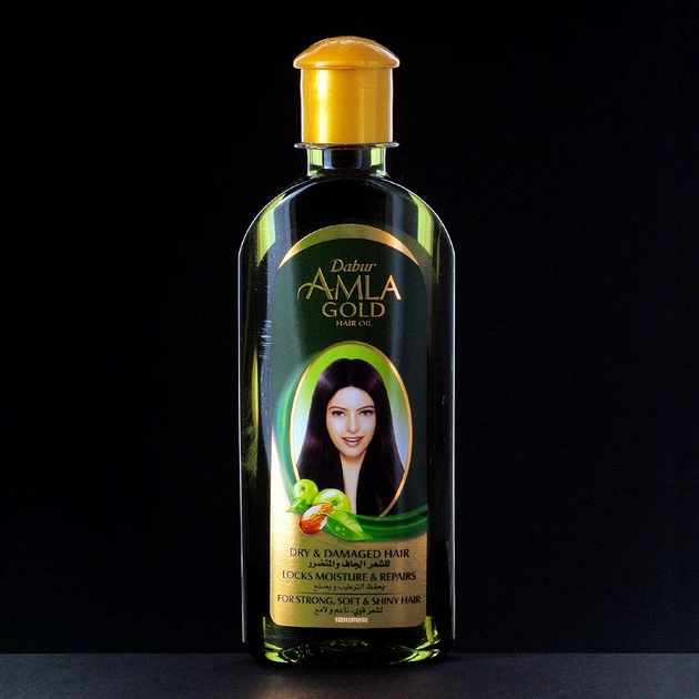 Масло для волос с амлой Dabur Amla Gold Hair Oil 200 мл - изображение 2