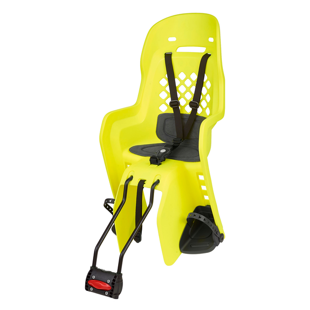Дитяче крісло заднє POLISPORT Joy FF 29" на підсідельну трубу, 9-22 кг, неонове - Фото 1 Дитяче крісло заднє POLISPORT Joy FF 29" на підсідельну трубу, 9-22 кг, неонове - зображення 1