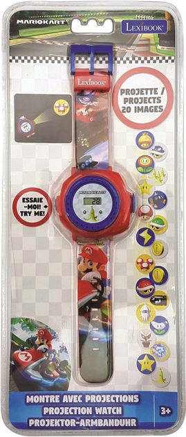 Cyfrowy zegar projekcyjny Lexibook Super Mario (3380743083438) - obraz 1
