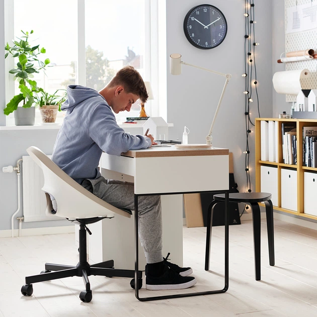 Кресло офисное вращающееся IKEA ELDBERGET / MALSKÄR 693.318.56 - изображение 4