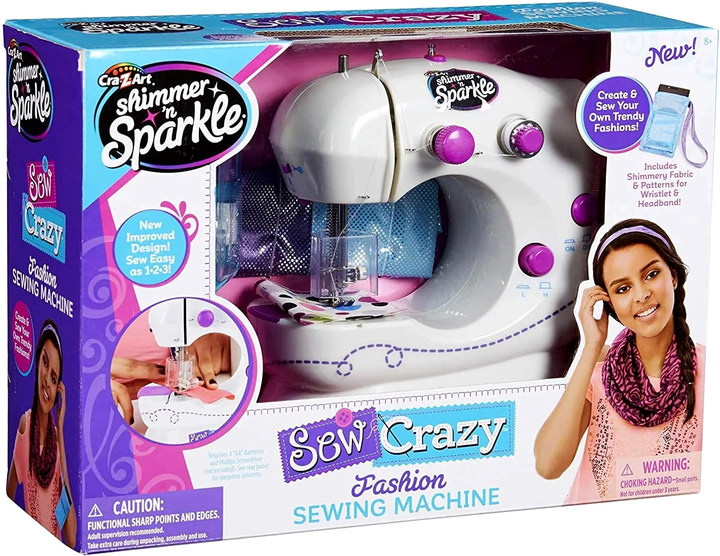 Швейна машинка Cra-Z-Art Shimmer 'n Sparkle Sew Crazy Sewing Machine (5710948340513) - зображення 1
