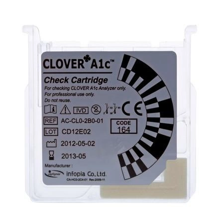 Щомісячний контрольний картридж до експрес-аналізатора Clover A1c Infopia - зображення 2