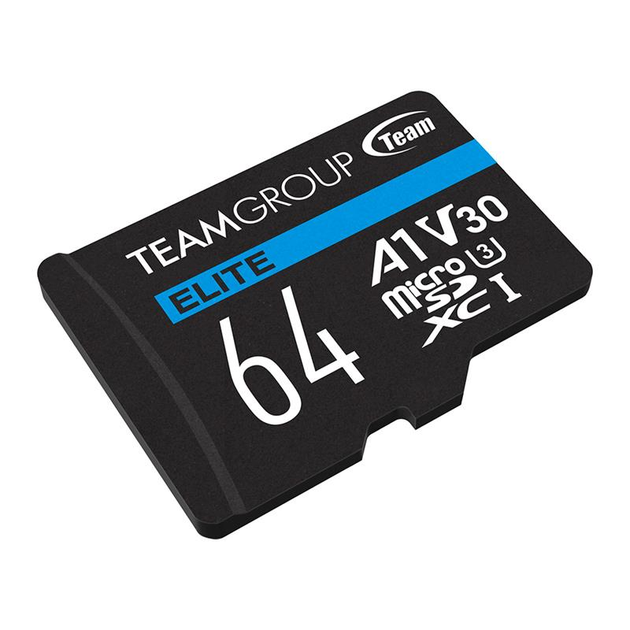 Карта памяти MicroSDXC 64GB UHS-I/U3 Class 10 Team Elite (TEAUSDX64GIV30A103) - изображение 2