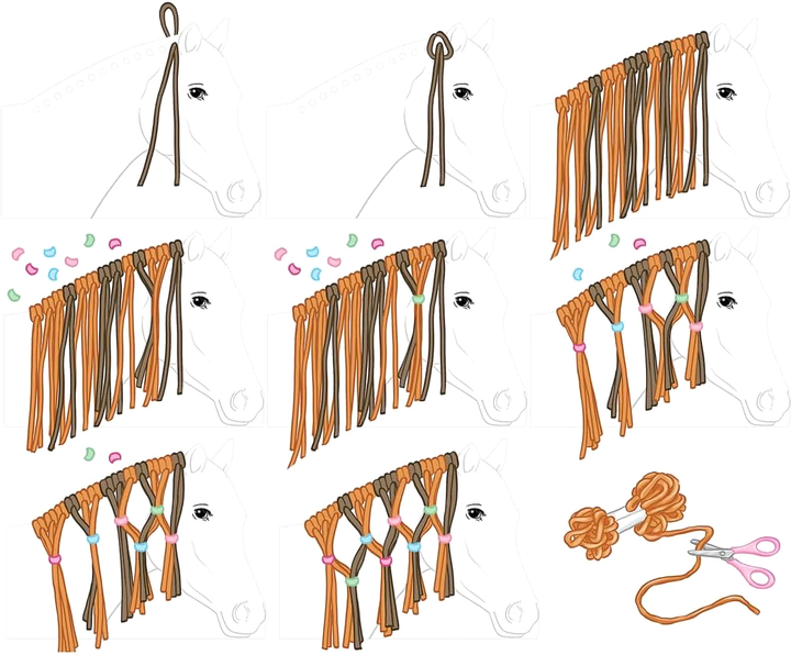 Набір для творчості Depesche Miss Melody DIY Heste Man (4010070648619) - зображення 6