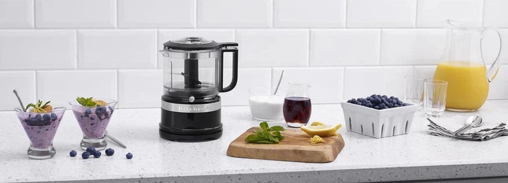 Кухонний мінікомбайн KitchenAid 5KFC3516EOB чорний - зображення 5