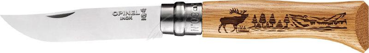 Нож Opinel №8 Animalia "Олень" (2047885) - изображение 1