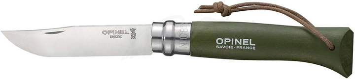 Нож Opinel Trekking №8 Inox. Цвет - зеленый (2046344) - изображение 1