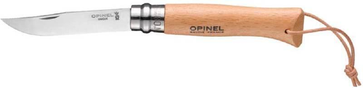 Нож Opinel Trekking №8 Inox. Цвет - бук (2047854) - изображение 1