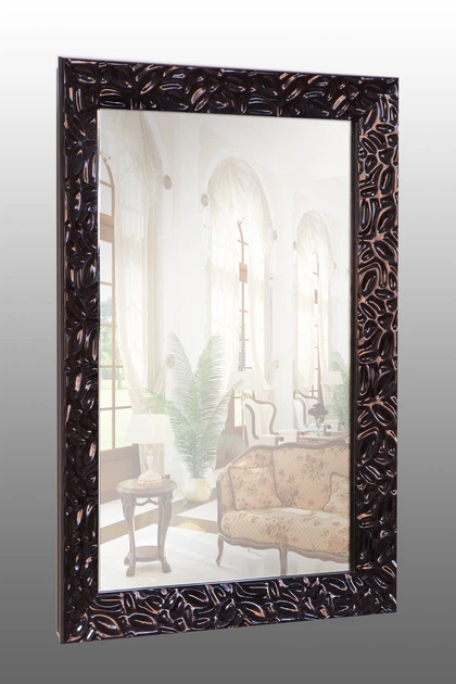 Зеркало в пластиковой раме ART-com Чорный глянец 400х600 мм italy black - Фото 3 Зеркало в пластиковой раме ART-com Чорный глянец 400х600 мм italy black - изображение 3