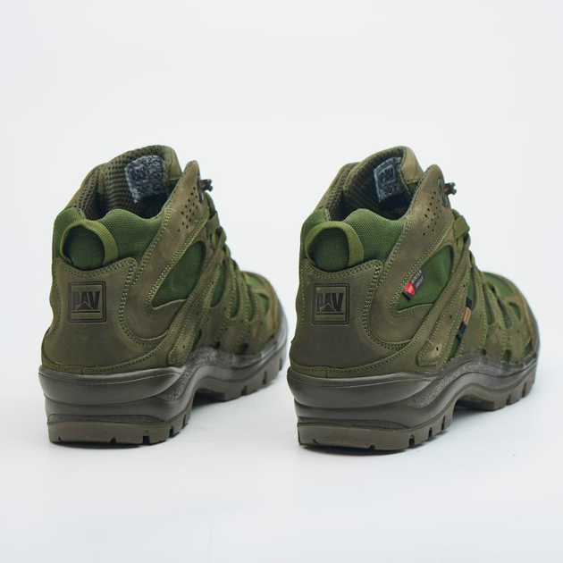 Берці демісезонні тактичні черевики PAV 507 олива хакі шкіряні з мембраною Winterfrost 45 - зображення 2