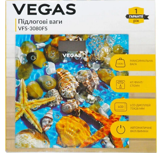 Ваги підлогові VEGAS VFS 3080FS - Фото 2 Ваги підлогові VEGAS VFS 3080FS - изображение 2