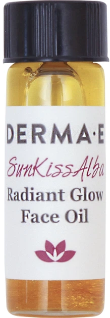 Масло для сияния кожи лица Derma E & Sun Kiss Alba Radiant Glow с маслами 3.75 мл х 2 шт (30985114003) - изображение 3