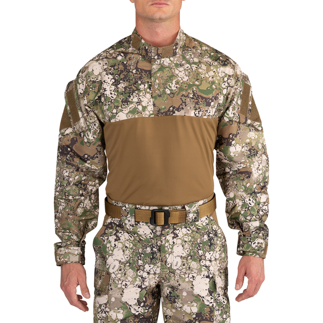 Рубашка тактическая под бронежилет 5.11 Tactical GEO7™ Fast-Tac™ TDU® Rapid Shirt L Terrain - изображение 1