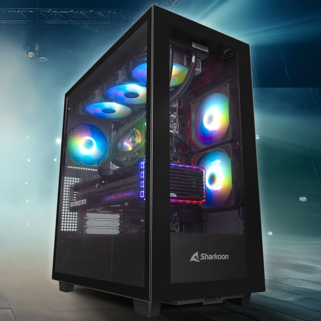 Корпус Sharkoon Rebel C60 RGB Black (4044951040032) - зображення 12