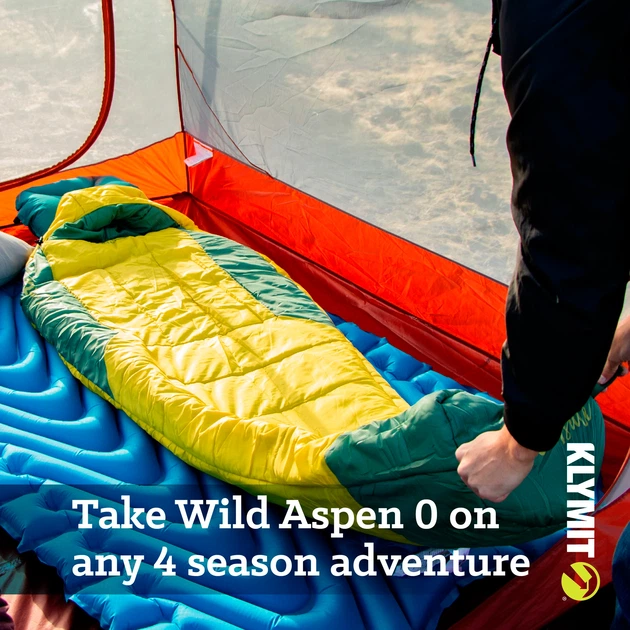 Спальный мешок Klymit Wild Aspen 0 Sleeping Bag Yellow - Фото 3 Спальный мешок Klymit Wild Aspen 0 Sleeping Bag Yellow - изображение 3