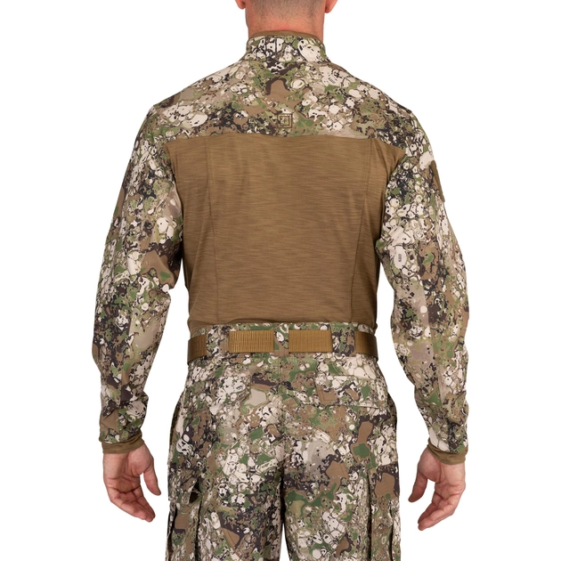 Сорочка тактична під бронежилет 5.11 Tactical GEO7™ Rapid Half Zip Shirt XL Terrain - зображення 2