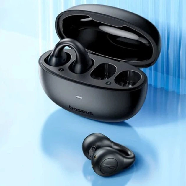 Бездротові навушники Baseus AirGo AS01 з кейсом Black - изображение 2