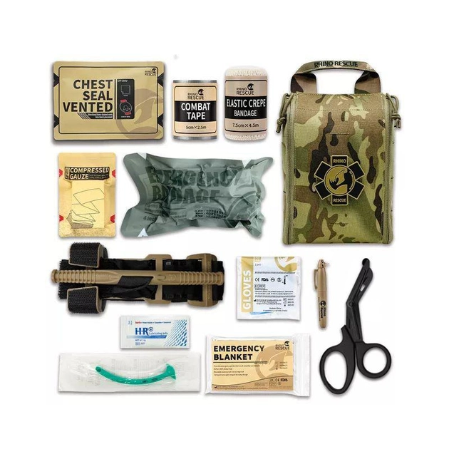 Аптечка індивідуальна Rhino Rescue QF-002M IFAK Medical Pouch First Aid Kit - изображение 1