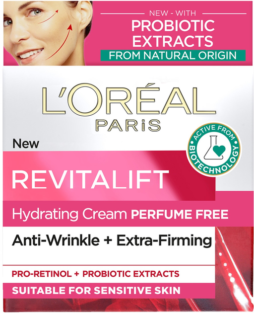 Крем для обличчя L\'Oreal Paris Revitalift Classic Perfume Free денний 50 мл (3600523972074) - зображення 2