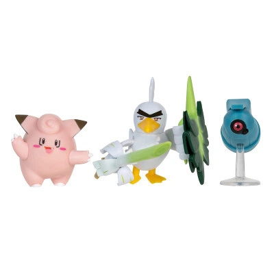 Фігурка Pokemon набір W18 - Клефейрі, Белдум, Сірфетч'д (PKW3057) - Фото 2 Фігурка Pokemon набір W18 - Клефейрі, Белдум, Сірфетч'д (PKW3057) - зображення 2