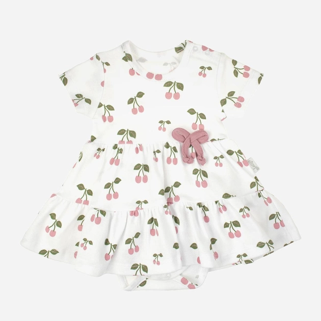 Дитяче боді-сукня для дівчинки Nicol 204159 80 см Біле (5905601021605) - зображення 1