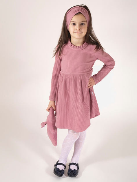 Дитяча сукня для дівчинки Nicol 204168 104 см Рожева (5905601021889) - зображення 2
