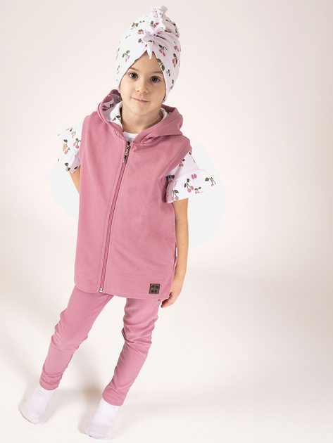 Kamizelka dziecięca dla dziewczynki bawełniana Nicol 204273 110 cm Różowa (5905601023029) - obraz 2
