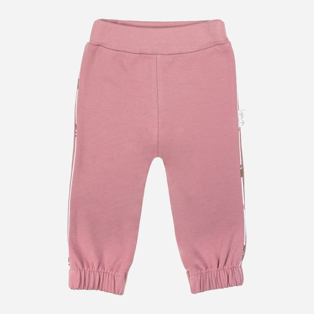 Дитячі спортивні штани для дівчинки Nicol 204279 56 см Рожеві (5905601023692) - зображення 1