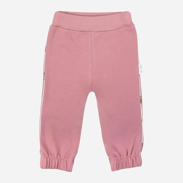 Spodnie dresowe dziecięce dla dziewczynki Nicol 204279 110 cm Różowe (5905601023784) - obraz 1